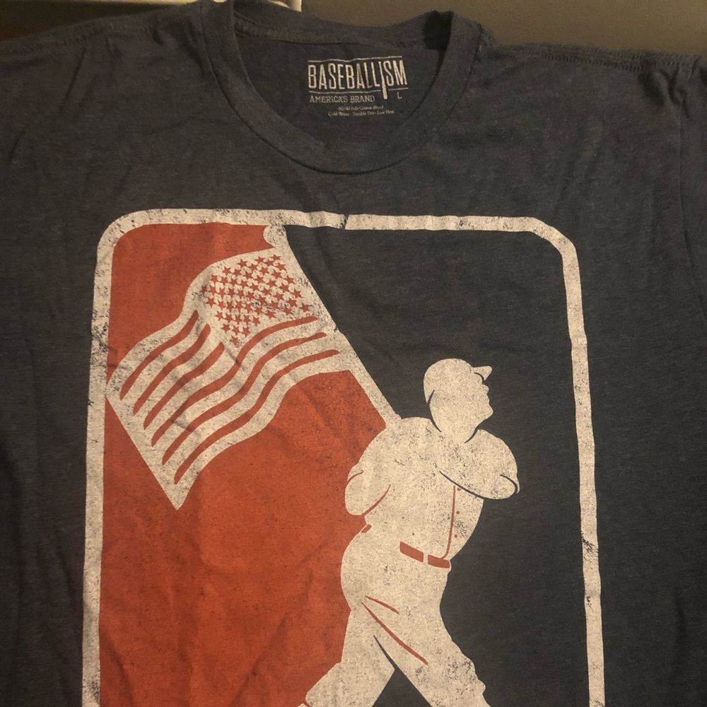 Baseballism FlagMan tee - Picture 2 of 2